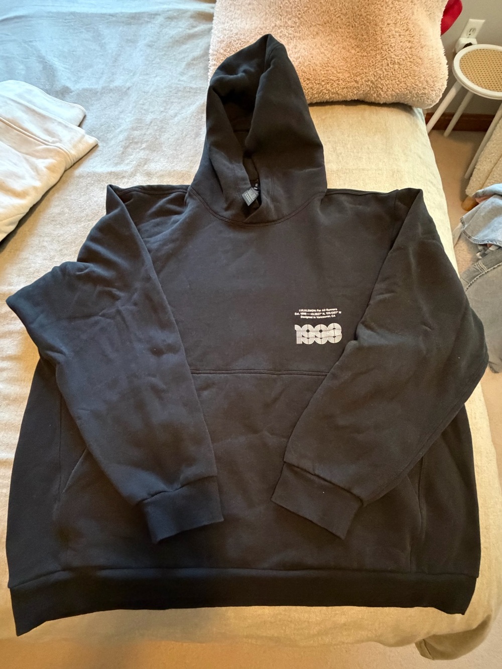 Men’s Lululemon Steady State Black Pullover Hoodie